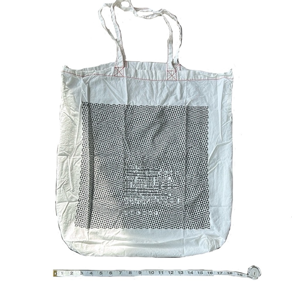 ISABEL MARANT Large Cotton Bag – Authentic – Parisian Chic